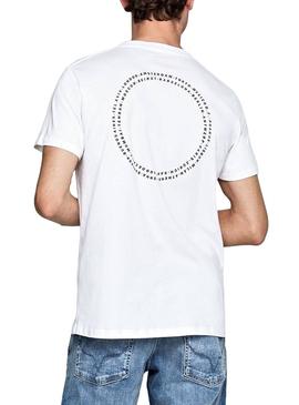 Camiseta Pepe Jeans 45th Blanco Hombre