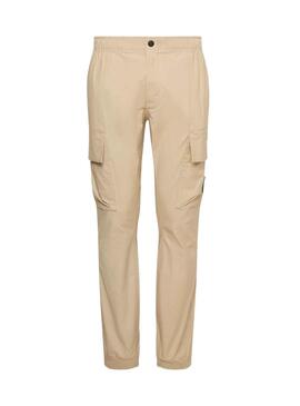 Pantalón Cargo Calvin Klein Skinny Washed Hombre