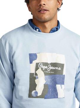 Sudadera Pepe Jeans Old Wive Crew Azul para Hombre