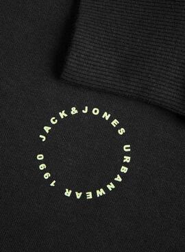 Sudadera Jack and Jones Hiba Negro para Hombre