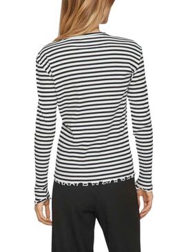 Camiseta Vila Vithessa O-Neck Vithessa Rayas Mujer