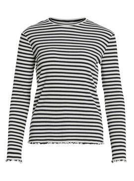 Camiseta Vila Vithessa O-Neck Vithessa Rayas Mujer