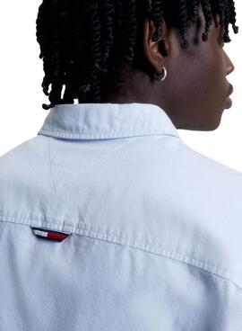 Camisa Tommy Jeans Classic Oxford Azul para Hombre