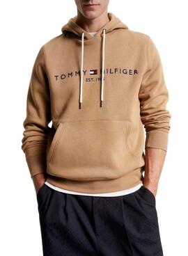 Sudadera Tommy Hilfiger Logo Hoody Verde Hombre