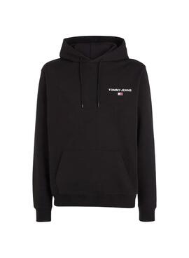 Sudadera Tommy Jeans Entry Graphic Negro Hombre