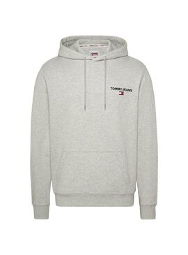 Sudadera Tommy Jeans Entry Graphic Gris Hombre