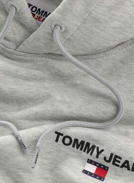 Sudadera Tommy Jeans Entry Graphic Gris Hombre