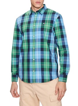 Camisa Tommy Jeans Essential Verde para Hombre