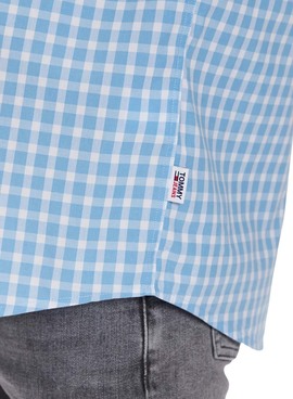 Camisa Tommy Jeans Essential Azul para Hombre