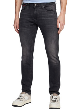 Pantalón Vaquero Tommy Jeans Scanton Slim Negro