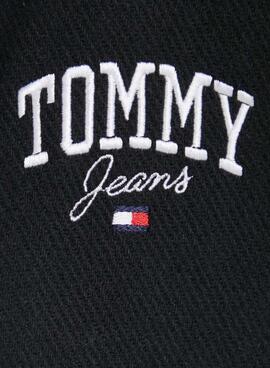 Chaqueta Tommy Jeans Cord Wool Negro Mujer