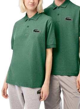 Polo Lacoste Loose Verde para Hombre y Mujer