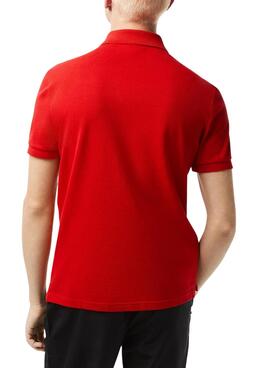 Polo Lacoste Básico Slim fit Rojo para Hombre