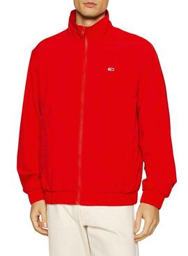 Chaqueta Tommy Jeans Essential Rojo para Hombre