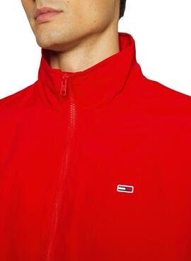 Chaqueta Tommy Jeans Essential Rojo para Hombre