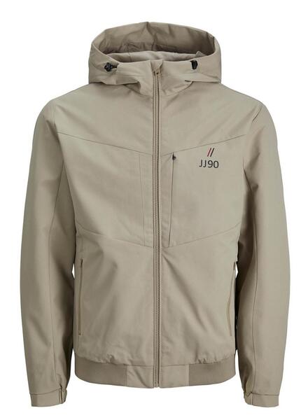 Chaqueta Jack And Jones Snap Beige para Hombre