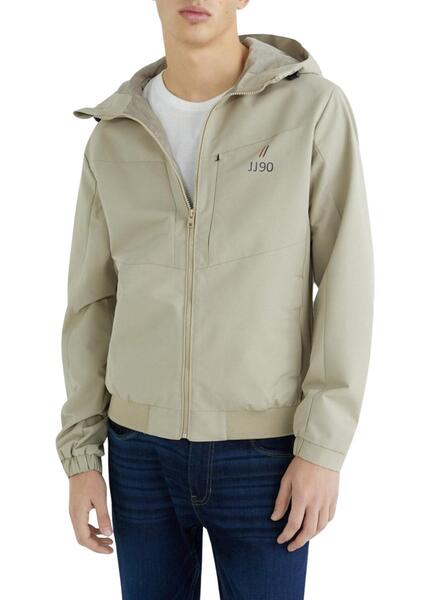 Chaqueta Jack And Jones Snap Beige para Hombre