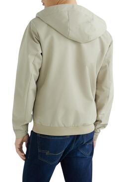 Chaqueta Jack And Jones Snap Beige para Hombre