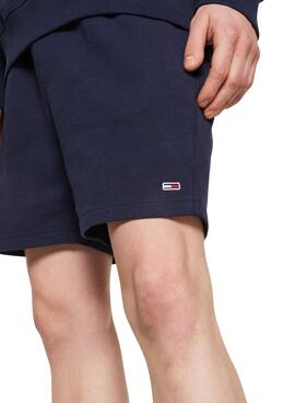 Bermudas Tommy Jeans College Marino para Hombre