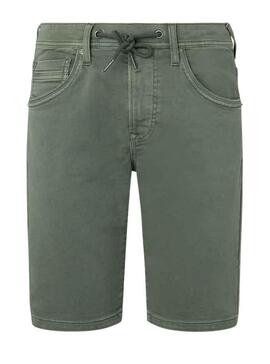 Bermuda Pepe Jeans Jagger Verde para Hombre