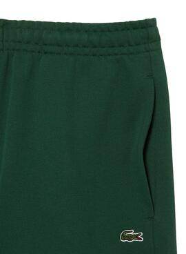 Bermudas Lacoste Felpa Verde para Hombre