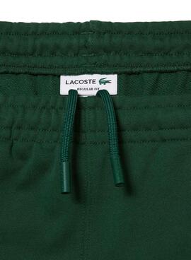 Bermudas Lacoste Felpa Verde para Hombre