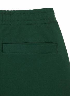 Bermudas Lacoste Felpa Verde para Hombre