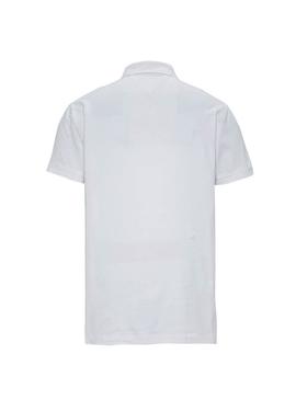Polo Tommy Jeans Classics Solid Blanco Hombre
