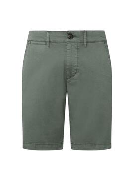 Bermuda Pepe Jeans Mc Queen Verde para Hombre