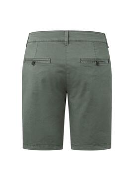 Bermuda Pepe Jeans Mc Queen Verde para Hombre