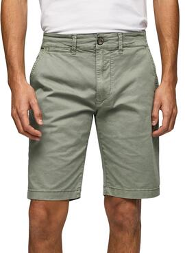 Bermuda Pepe Jeans Mc Queen Verde para Hombre