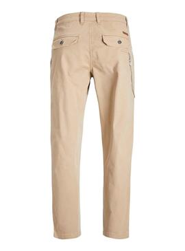 Pantalón Jack and Jones Bill Freddie Beige Hombre