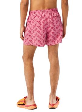 Bañador Lacoste Vintage Rosa para Hombre