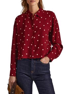 Camisa Pepe Jeans Gabesa Granate para Mujer