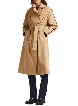 Gabardina Pepe Jeans Marla Beige para Mujer