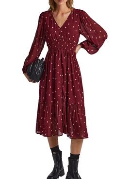Vestido Pepe Jeans Gio Granate para Mujer