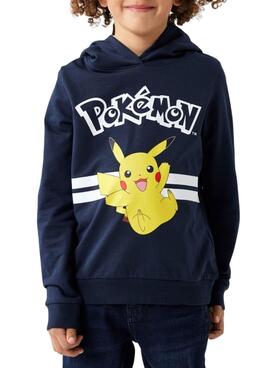 Sudadera Name It Pokemon Boxy Marino para Niño