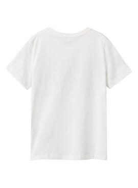 Camiseta Name It Jacues Nasa Blanco para Niño