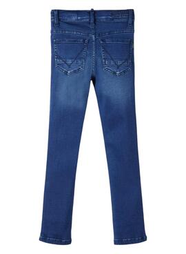 Pantalón Name It Theo Slim 1507 Denim Azul Niño