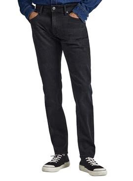 Pantalón Vaquero Pepe Jeans Stanley Negro Hombre