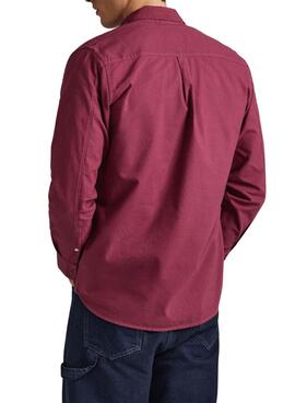 Camisa Pepe Jeans Fabio Rojo para Hombre