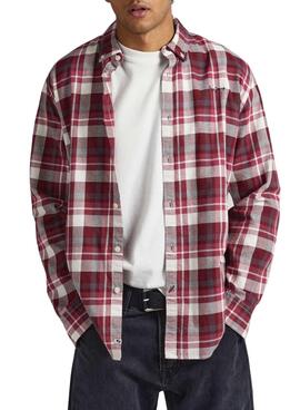 Camisa Pepe Jeans Cressing Rojo para Hombre