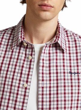 Camisa Pepe Jeans Cunningham Rojo para Hombre