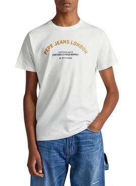 Camiseta Pepe Jeans Waddon Blanco para Hombre