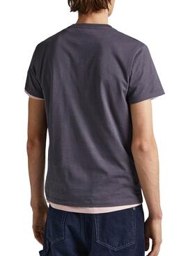 Camiseta Pepe Jeans Waddon Gris para Hombre