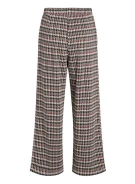 Pantalón Vila Viraja HW 7/8 Marrón para Mujer