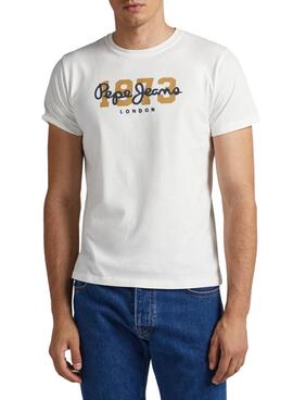 Camiseta Pepe Jeans Wolf Blanco para Hombre