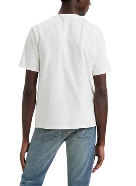 Camiseta Levis Relaxed Fit Blanco para Hombre