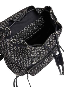 Mochila Pepe Jeans Miranda Jacquard Negro Hombre