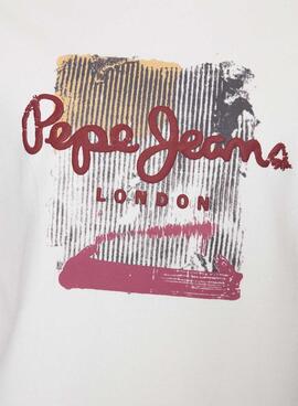 Sudadera Pepe Jeans Melbourne Blanco para Hombre